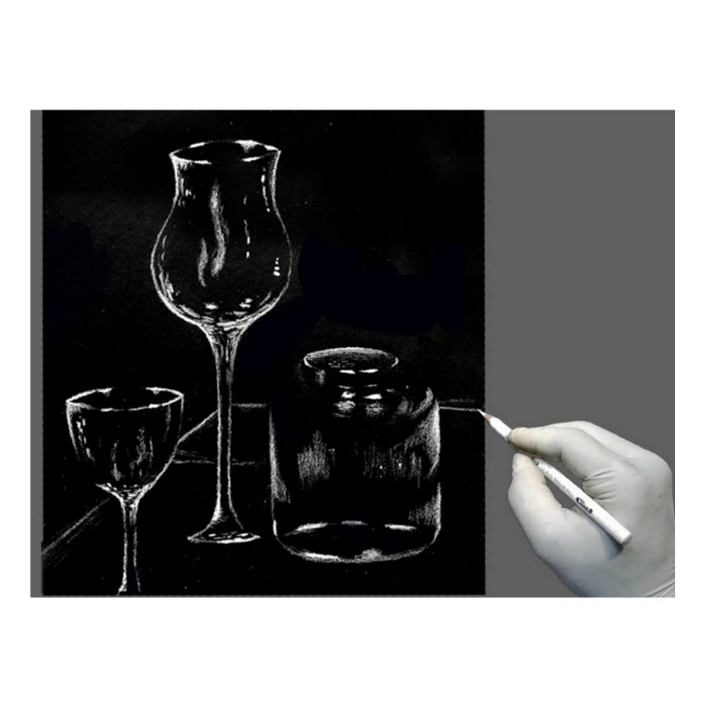 Bloc Schite A3, hartie neagra, 30 file, 140g/mp, Daco - Image 6