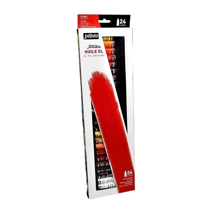 Set 24 culori ulei, 12ml, Pebeo XL Fine Oil