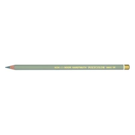 Creion Color Koh-I-Noor Polycolor K3800 - 35 Gri Platina