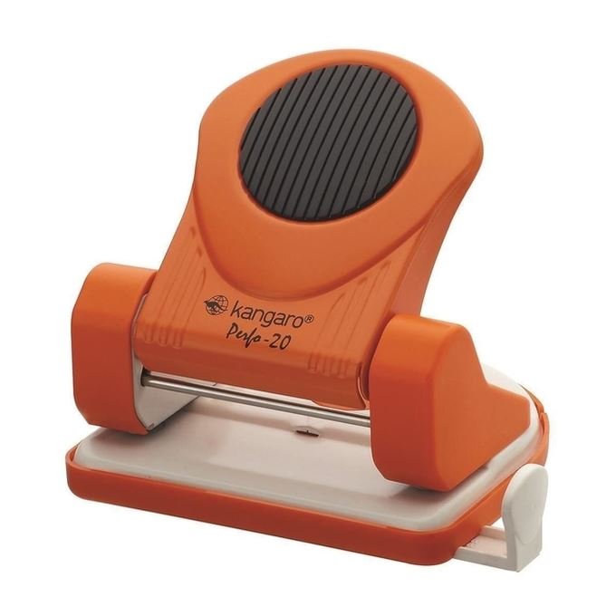 Perforator Kangaro Perfo20 (20coli), portocaliu