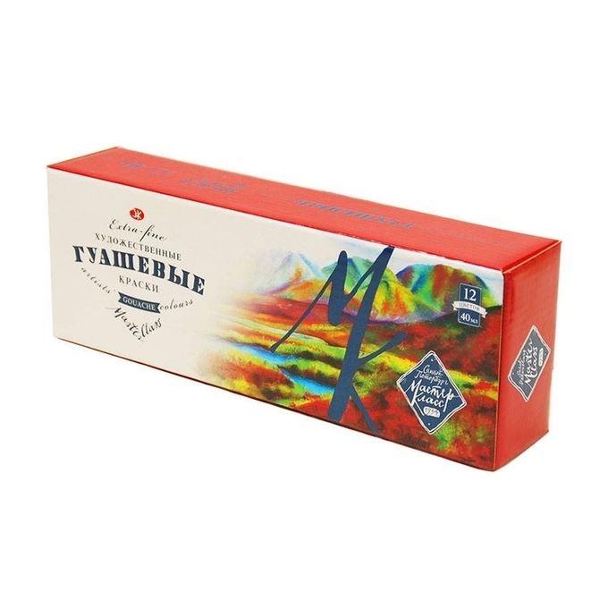 Set 12 culori guase, 40ml, Master Class Nevskaya