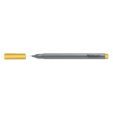 Liner, Varf 0.4mm, Grip Finepin, Faber Castell, Maro Ocru