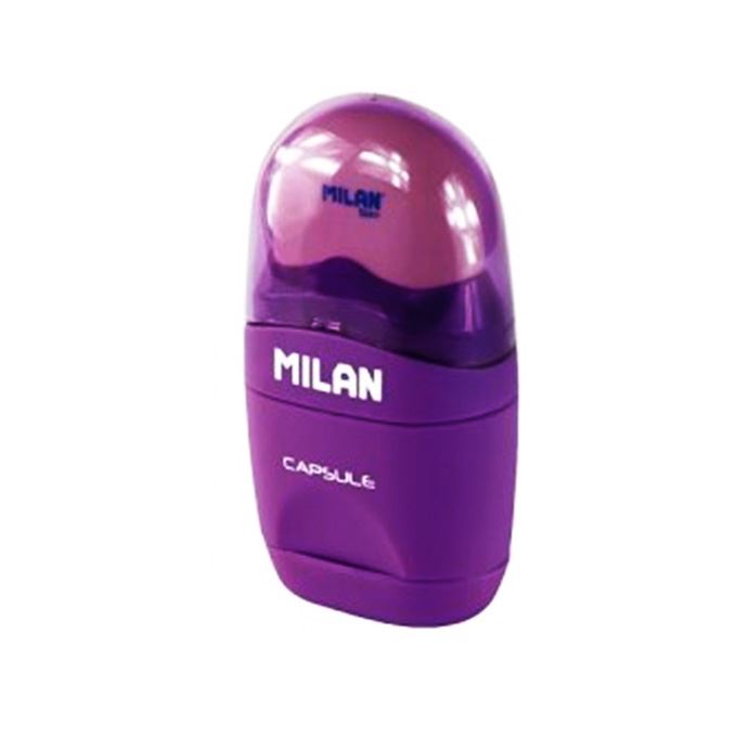 Ascutitoare Cu Radiera Ovala Milan Spain, mov