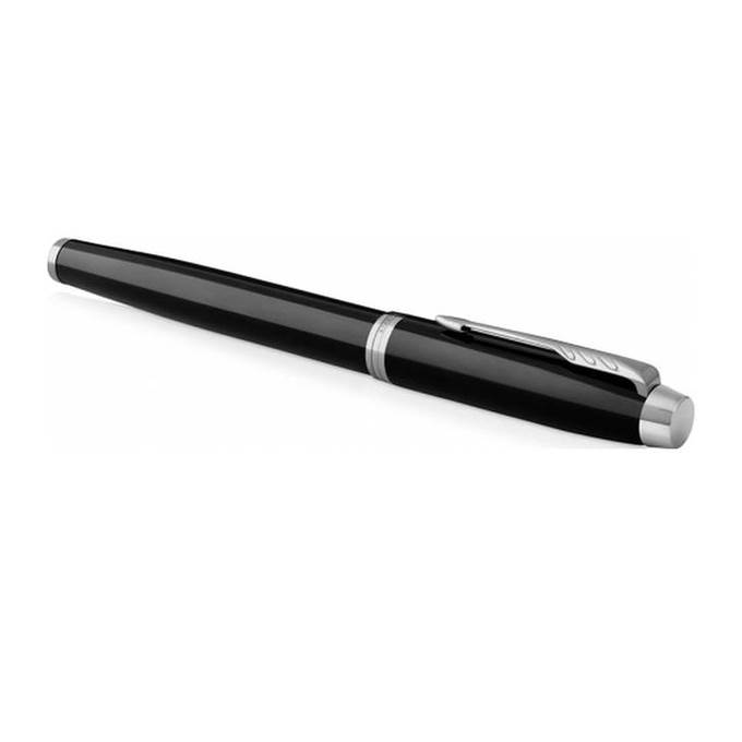 Stilou IM Royal Black Lacquer CT, Parker, finisaje din Crom - Image 3