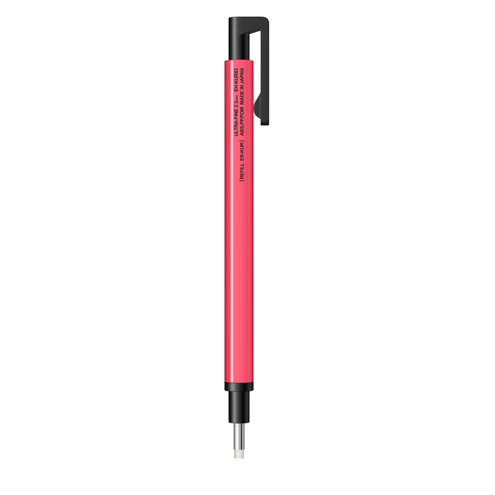 Radiera Tip Creion Varf Rotund, Tombow, Neon Roz - Image 2
