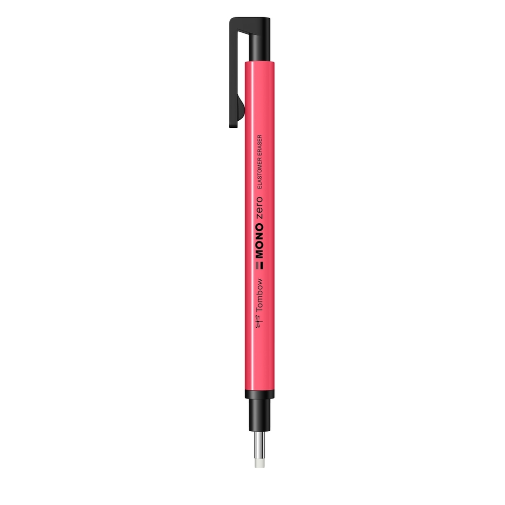Radiera Tip Creion Varf Rotund, Tombow, Neon Roz - Image 4