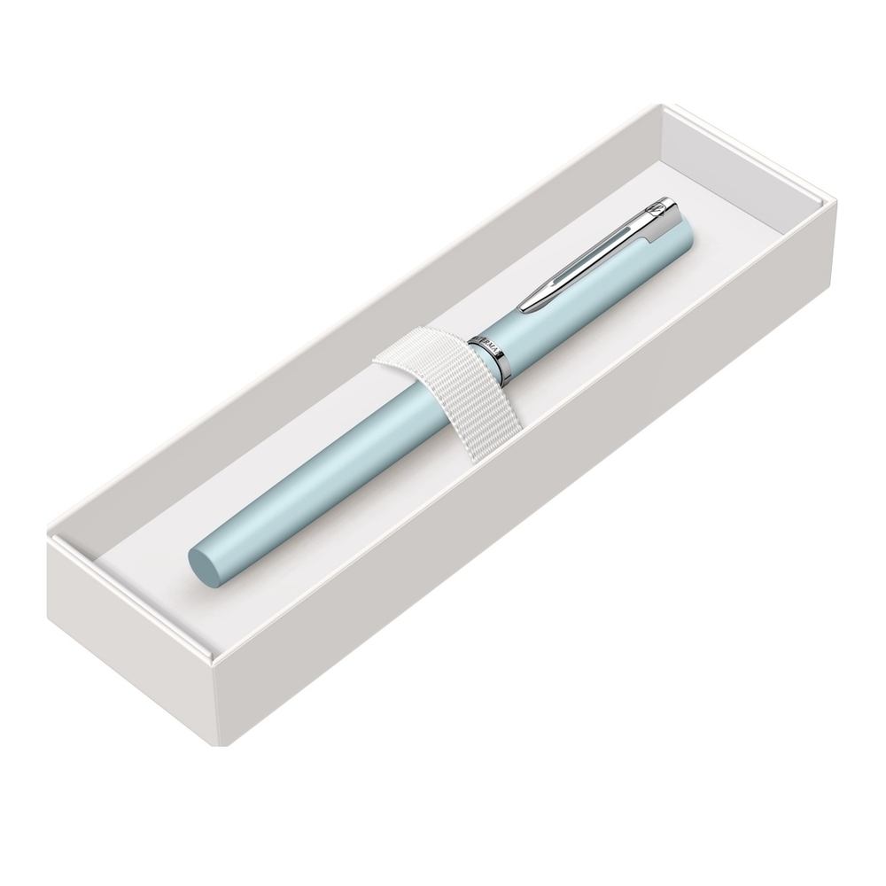 Stilou Waterman, Allure, Pastel Blue CT, finisaje din Crom - Image 7
