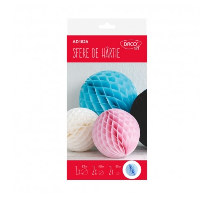 Accesorii craft sfere de hartie set 5