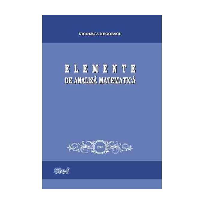 Elemente de analiza matematica