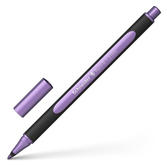 Liner Metalic Schneider Paint-It, Varf 1-2mm, 020 Frosted Violet Metalic