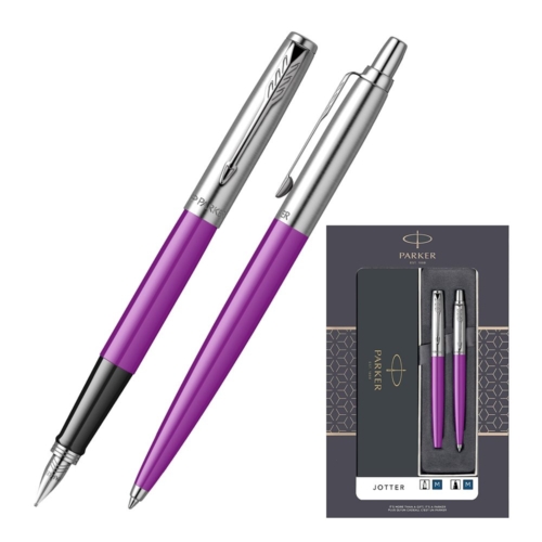 Set Pix si Stilou Parker Jotter, Violet