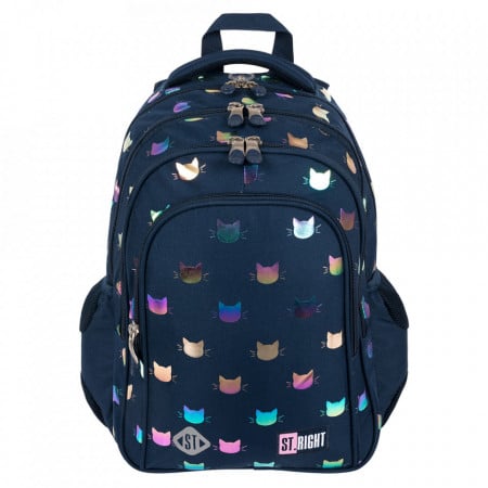 Ghiozdan prescolari, St. Right, 4 compartimente, RAINBOW CATS BP58